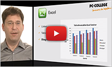 Unser Trainer stellt Excel vor.